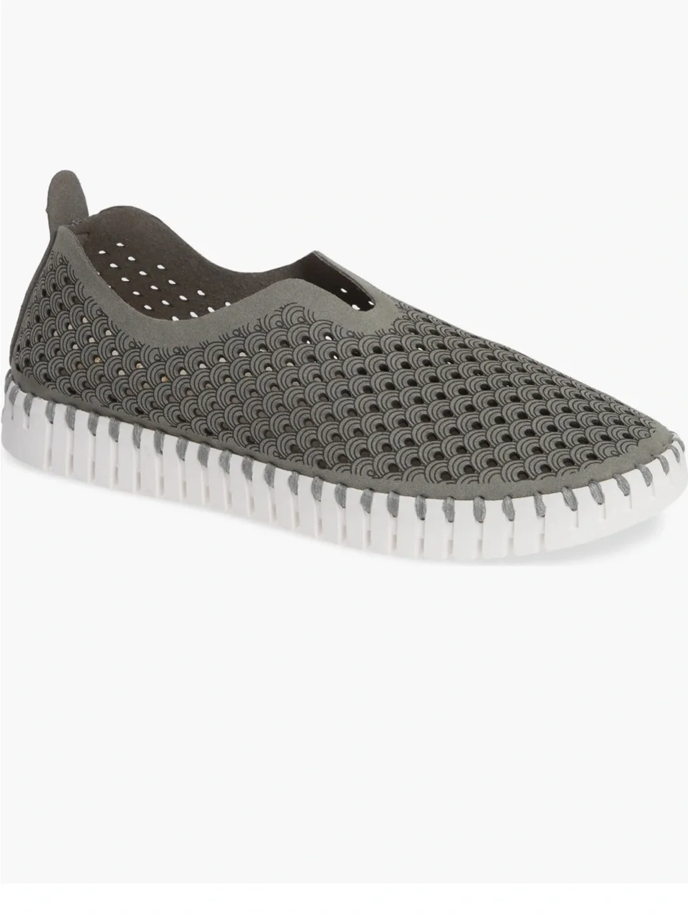 Ilse Jacobsen Tulip Perforated Slip On Sneakers Shoes